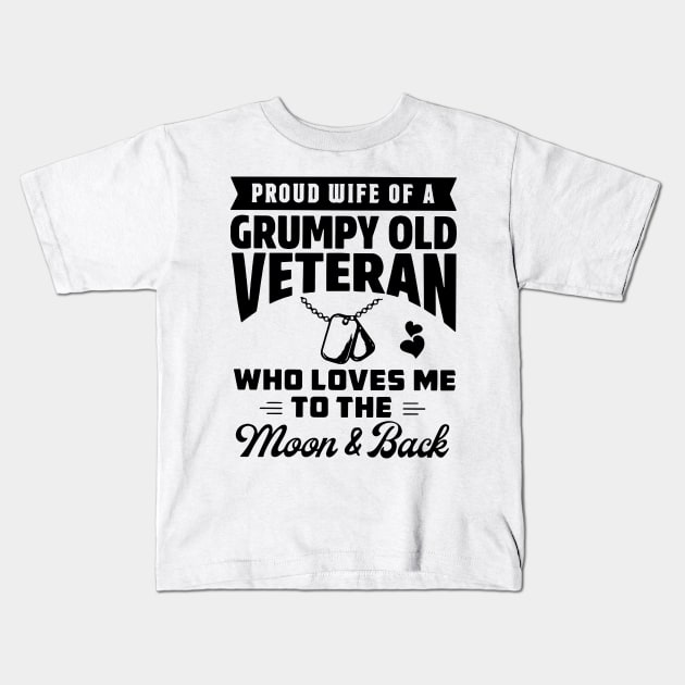 grumpy old veteran Kids T-Shirt by whatdlo